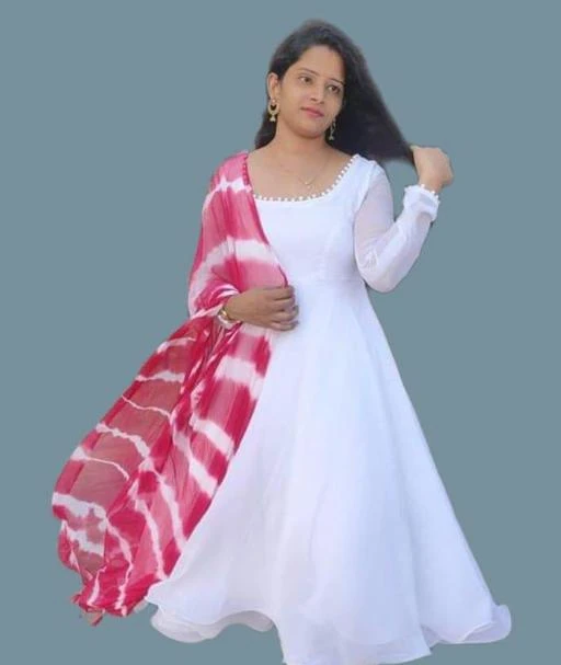 fcity.in Stailish Woman Gown Gavun For Gaun Pretty Retro Women Gowns